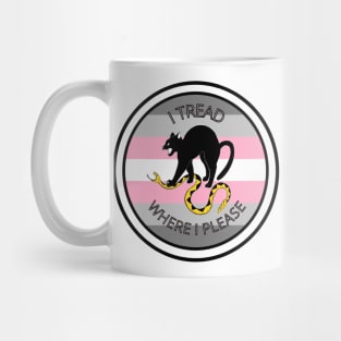 I Tread Where I Please - DemiGirl Mug